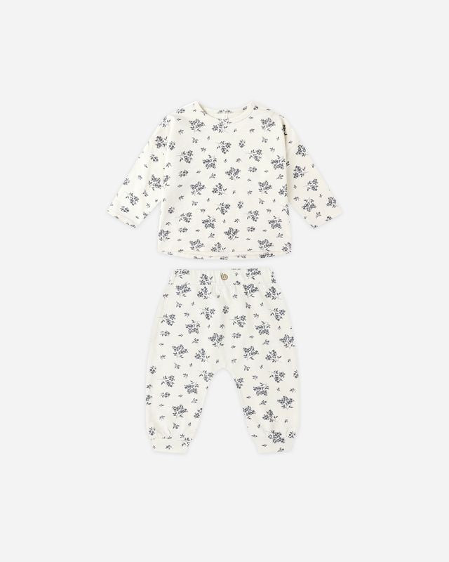 Blue Floral Set