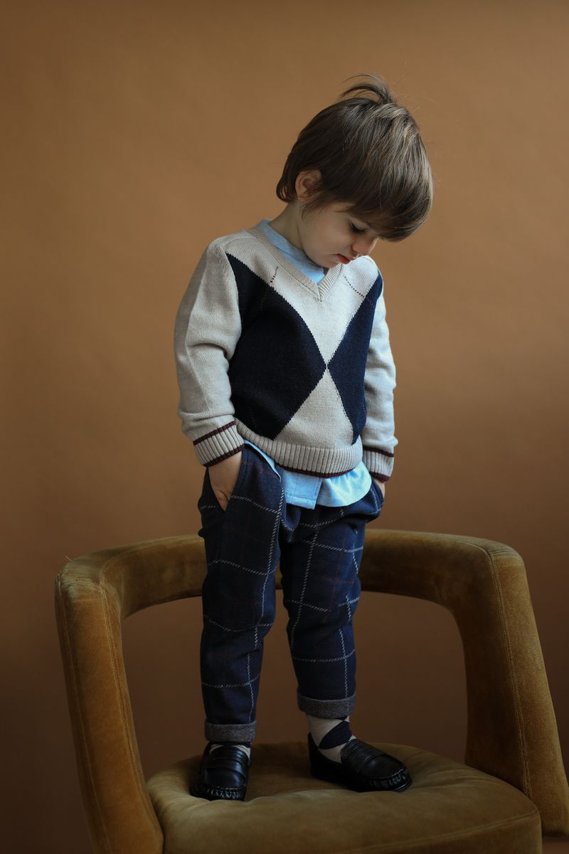 Argyle sweater