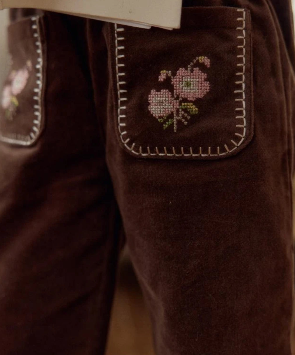 Brown corduroy pants