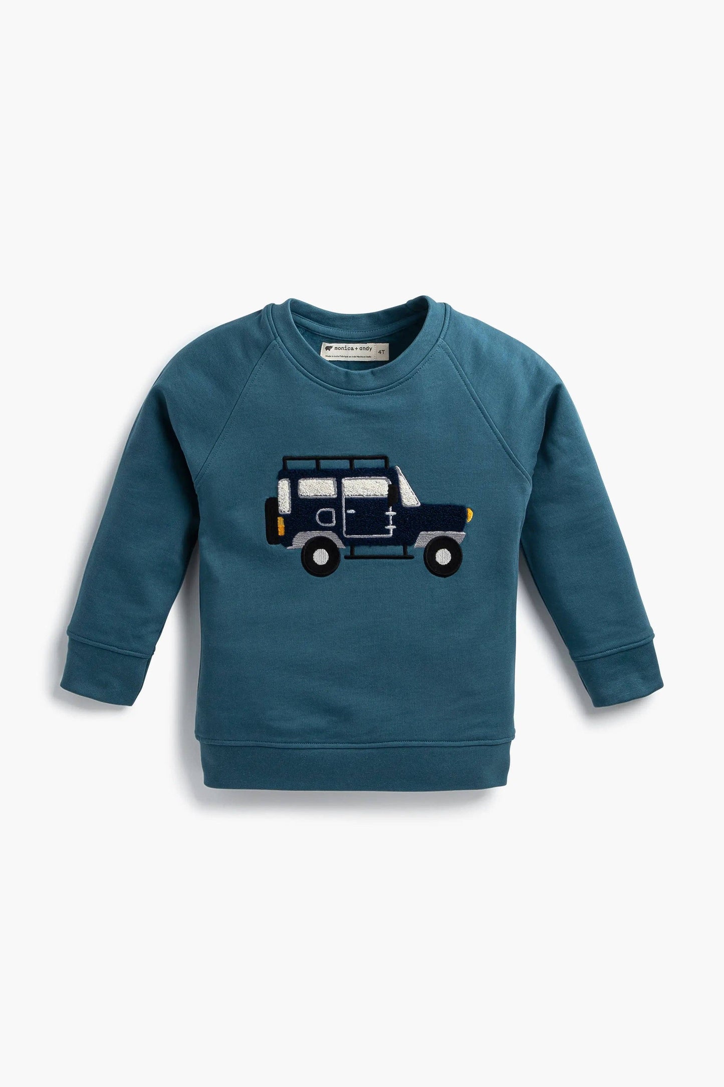 Embroidered Car sweatshirt
