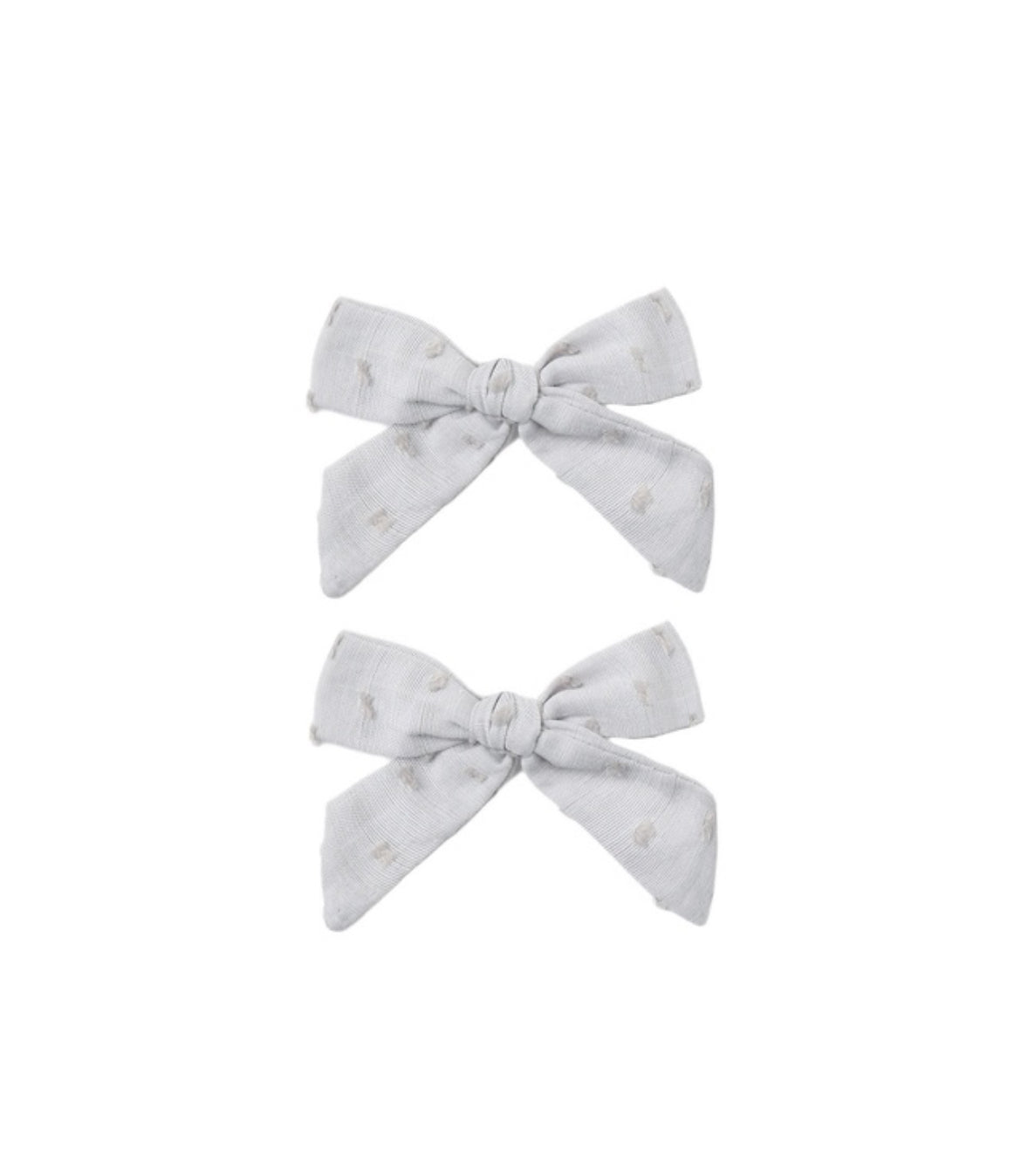 Dusty blue bow