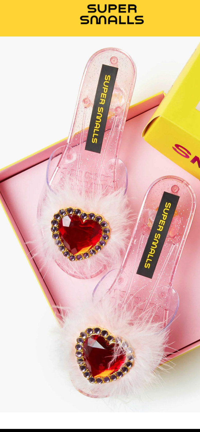 Heart slippers