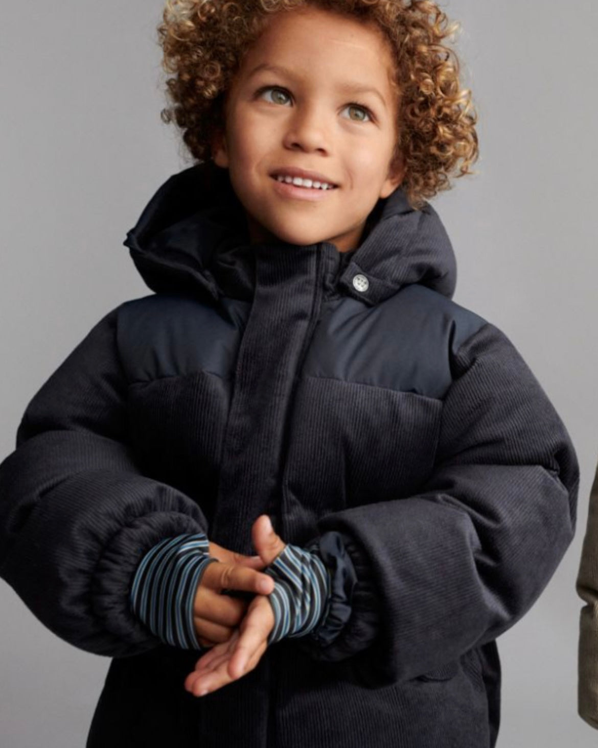 Corduroy Puffer Jacket