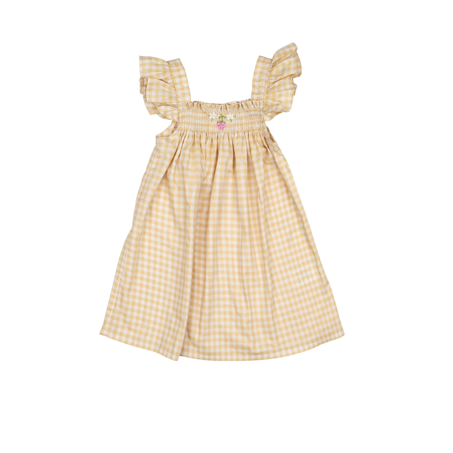 Gingham strawberry dress