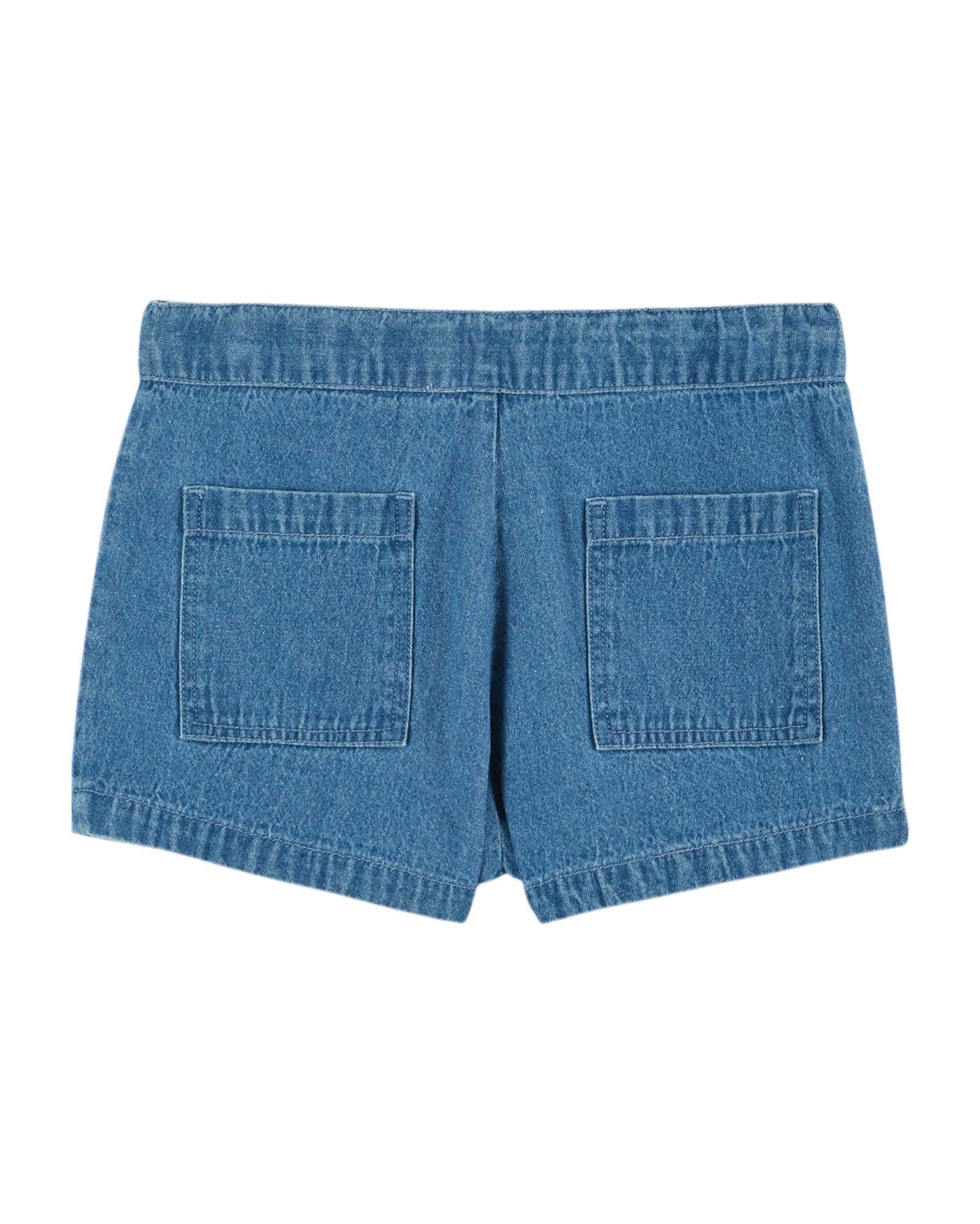 Fleurs Denim Shorts