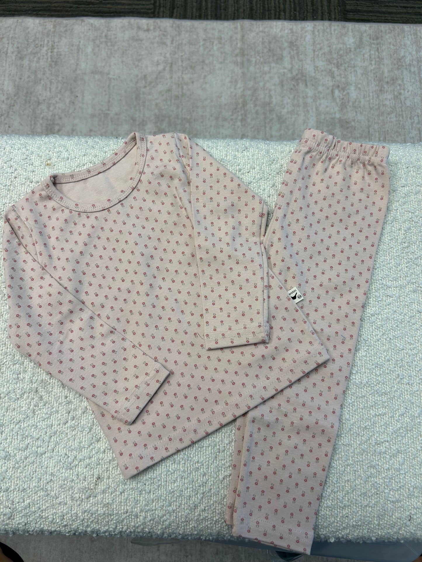 Mini flower pajamas