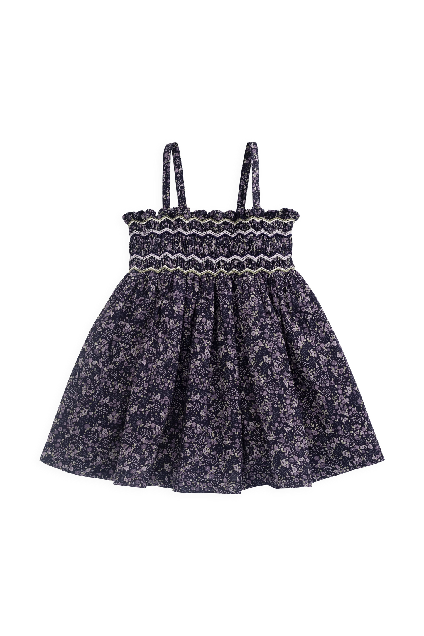 Violet Floral Dress