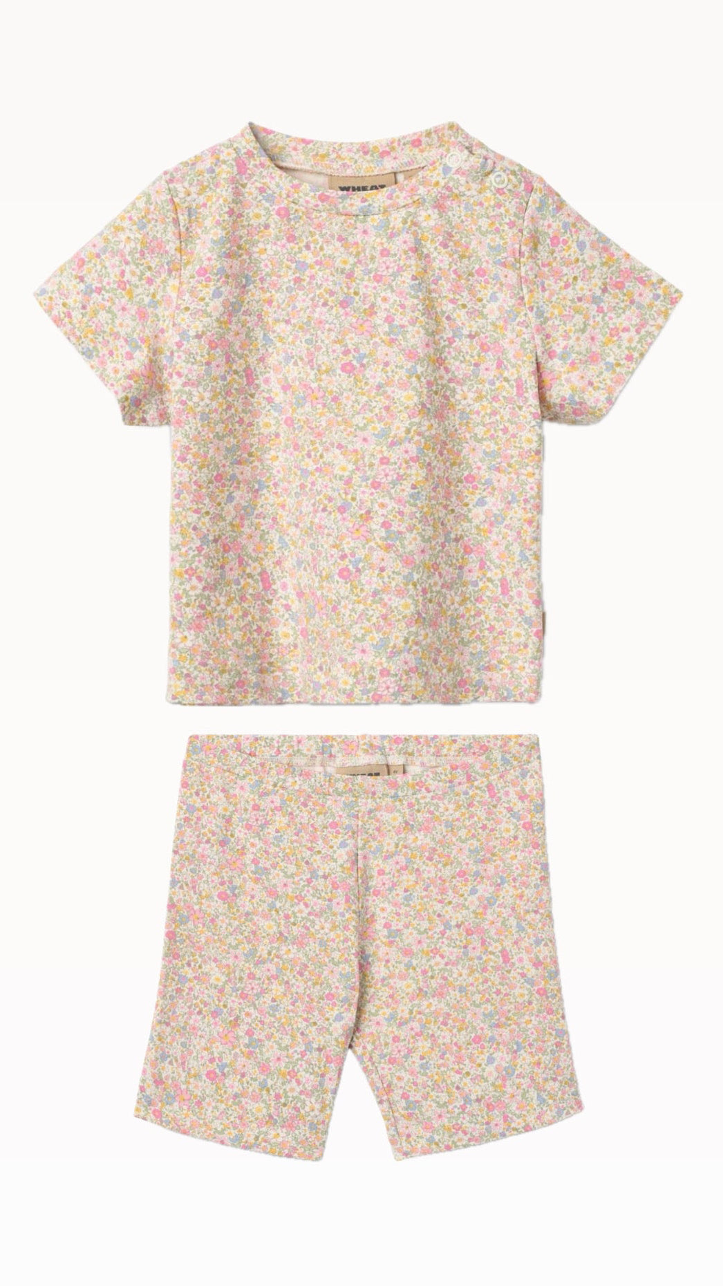 Baby Floral Biker Set