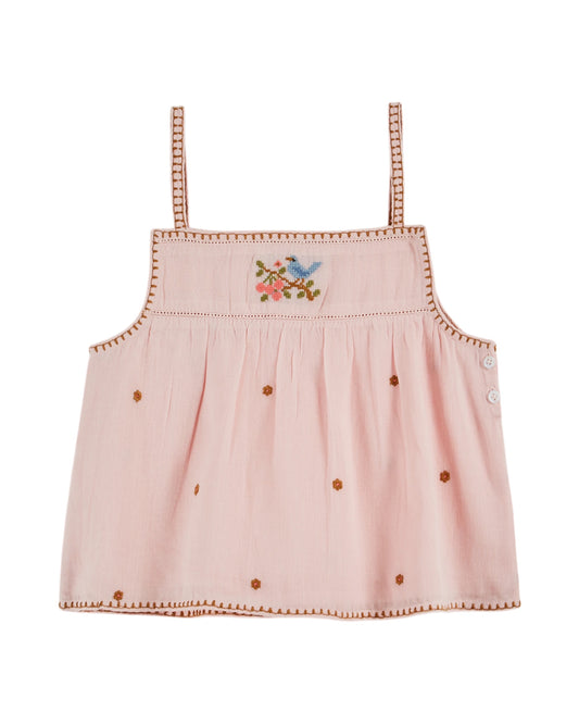 Pink bird top