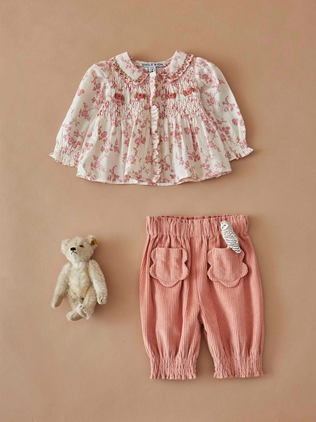 Smocked blouse