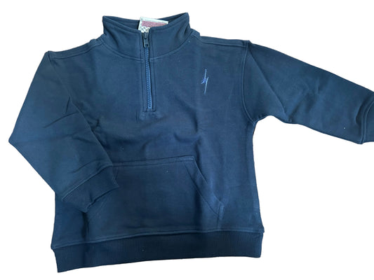 Lightning bolt half zip