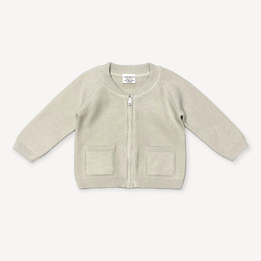 Knit bomber