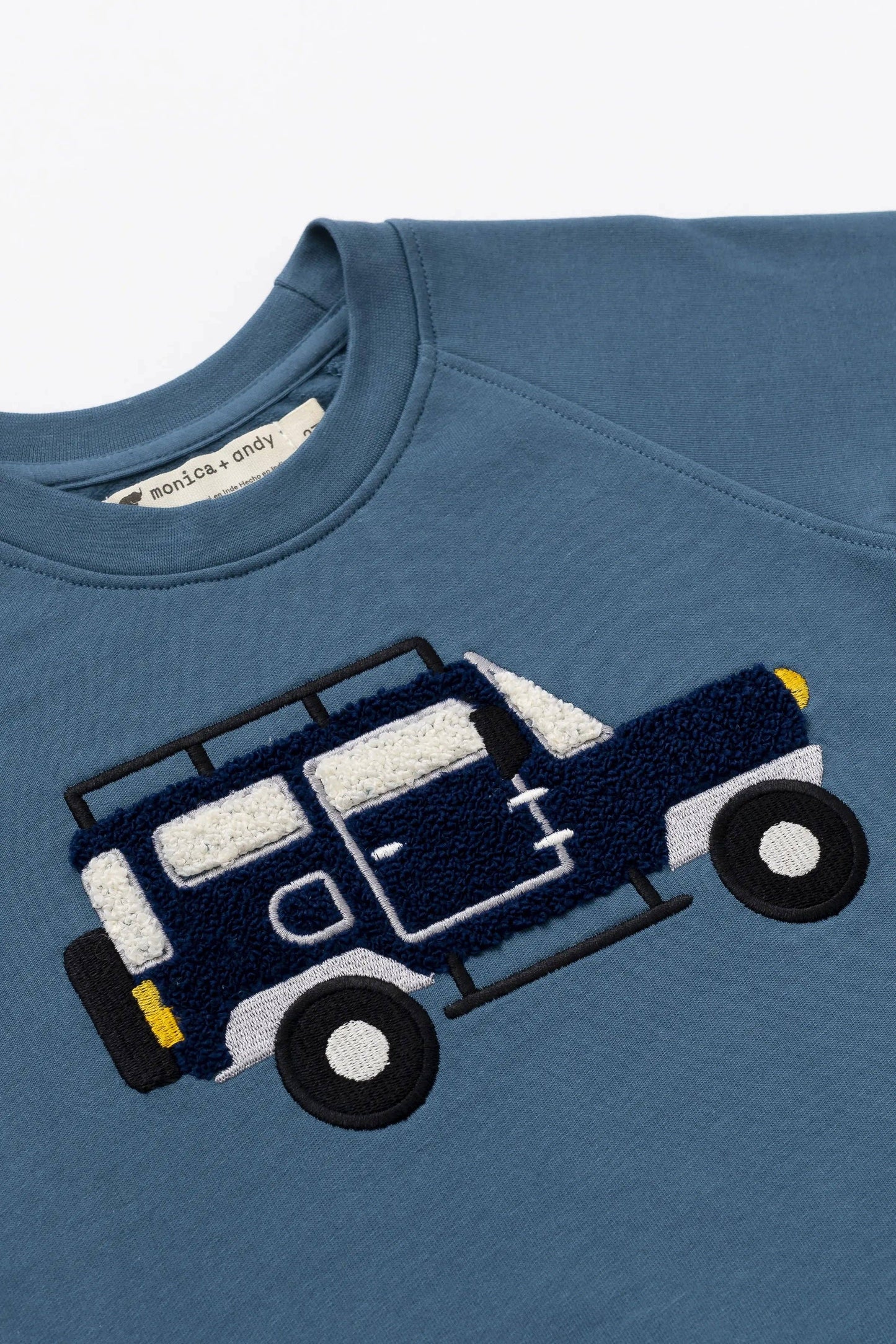 Embroidered Car sweatshirt