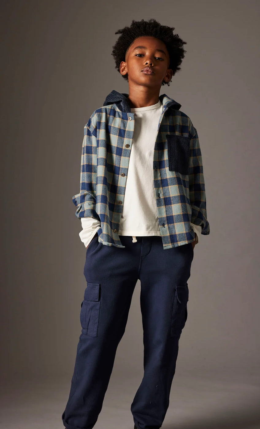 Hooded flannel