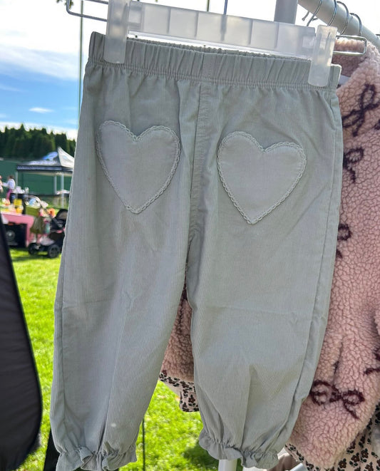 Heart Pocket Pants