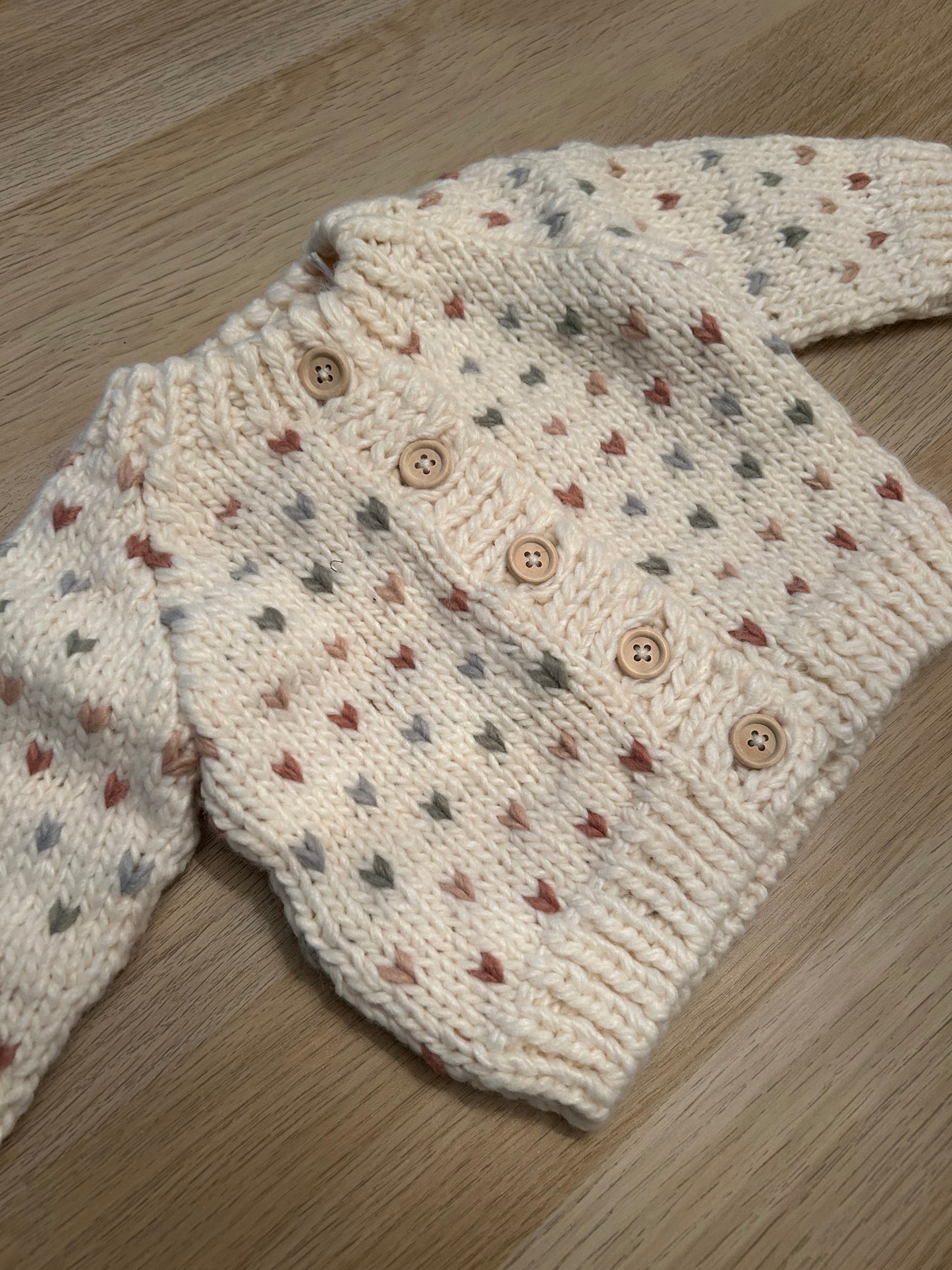 Knit Heart Cardigan