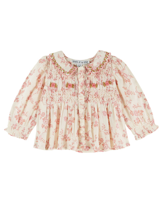 Smocked blouse