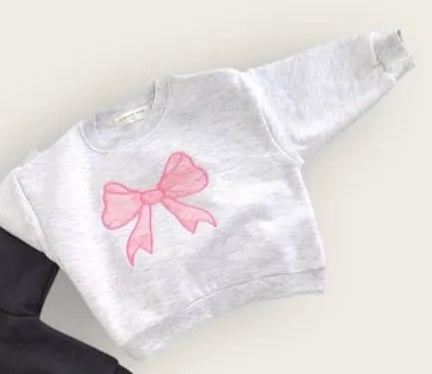 Bow sweatshirt