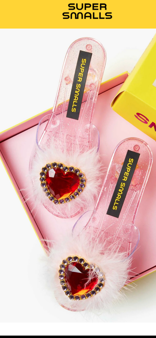 Heart slippers