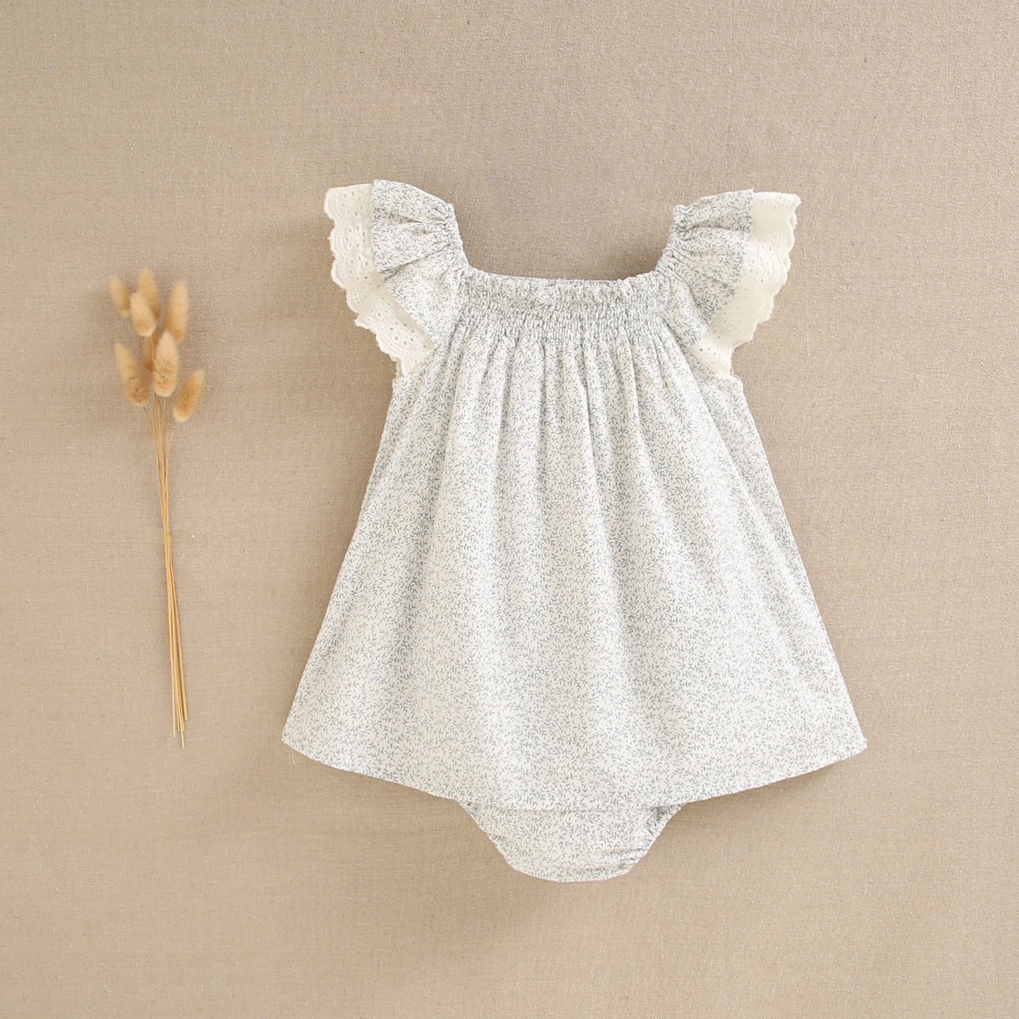 Baby dress with bloomer