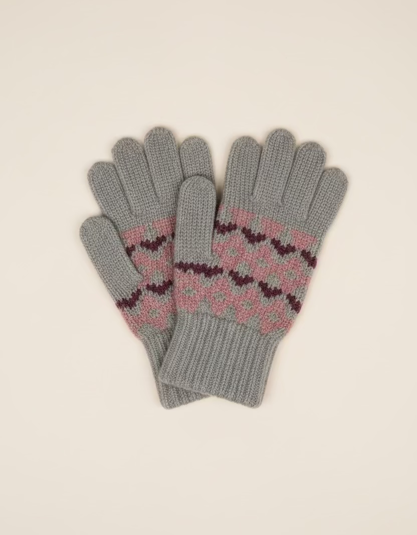 Heart Knit Gloves