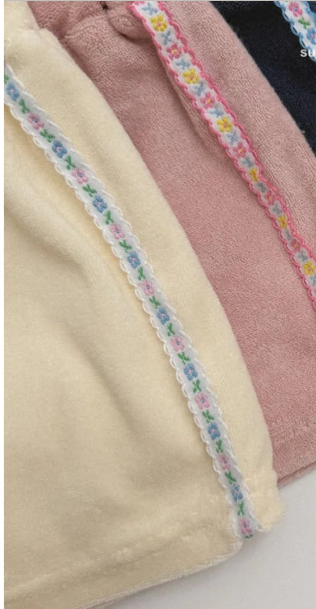 Flower Terry shorts
