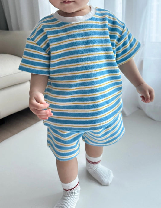 Striped Terry Set
