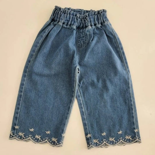 Embroidered jeans