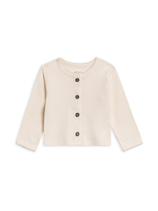 Pointelle Cardigan