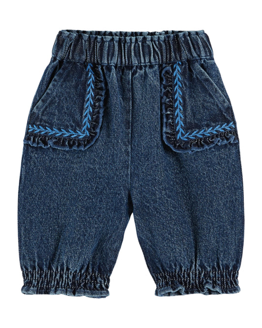 Embroidered Baby Jeans