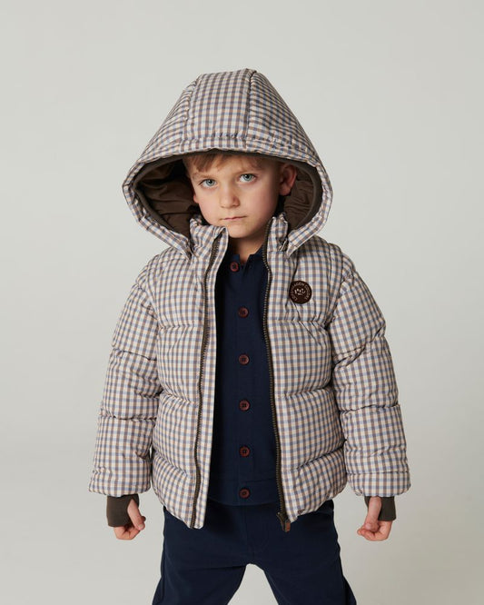 Check Puffer Jacket