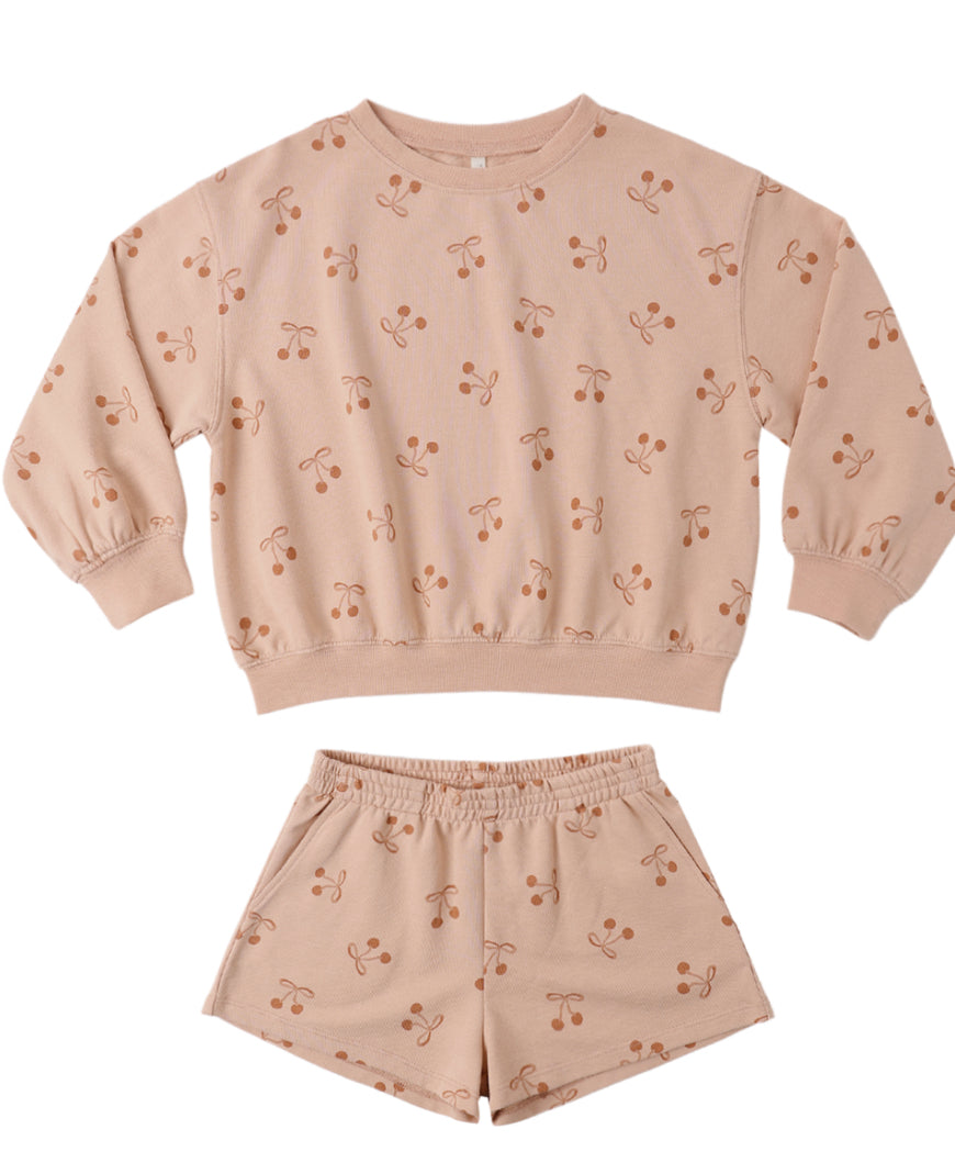 Summer cherry bow set