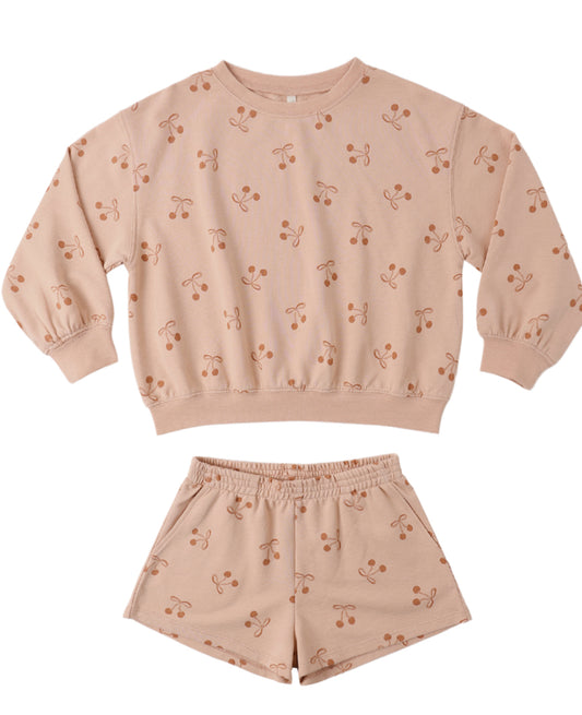 Summer cherry bow set