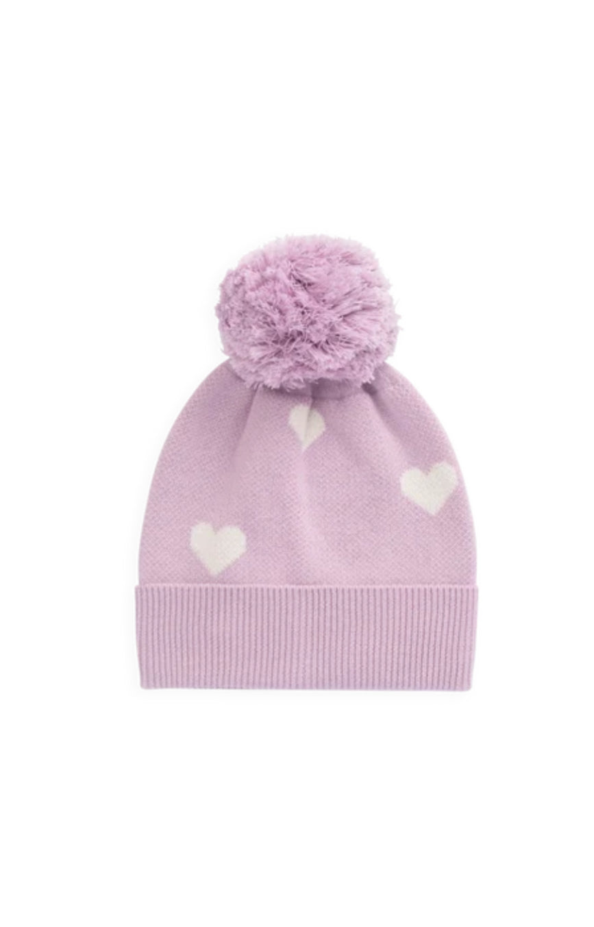 Heart beanie