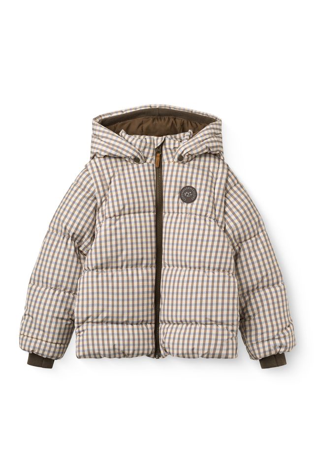 Check Puffer Jacket