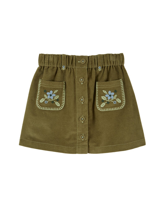 Floral Pocket Skirt