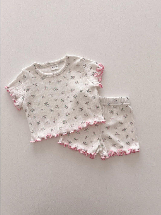 Floral Pointelle set
