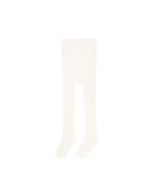 Ribbed Tights - Cream