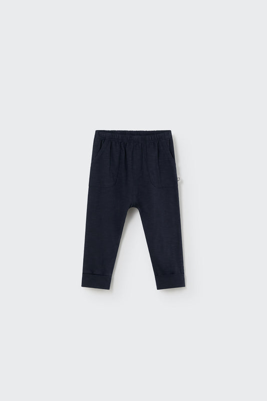 Cairo Navy Slub Pant