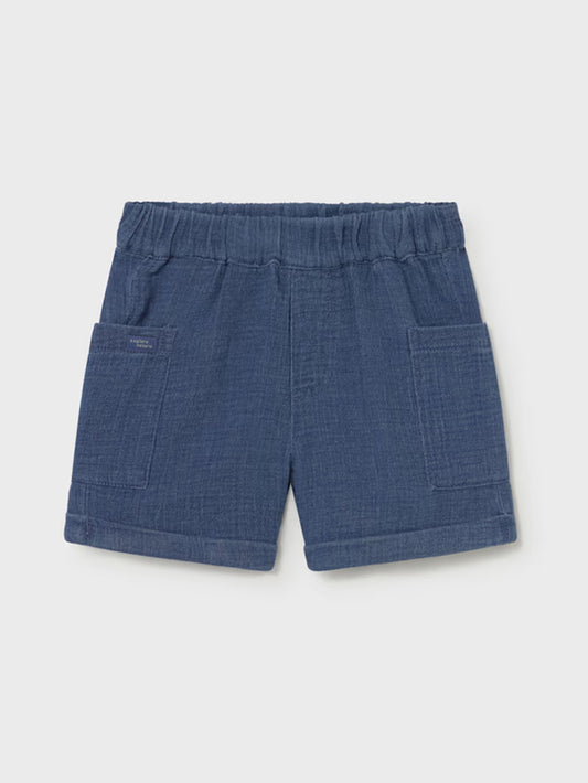 Denim Gauze Short