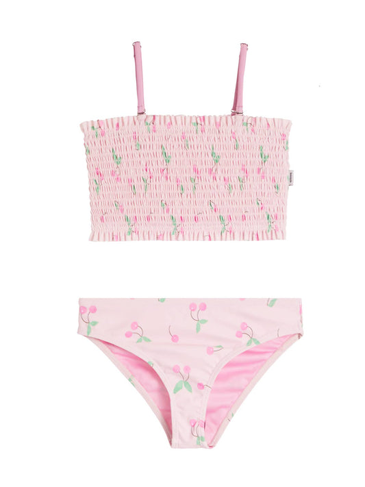 Smocked Cherry Bikini