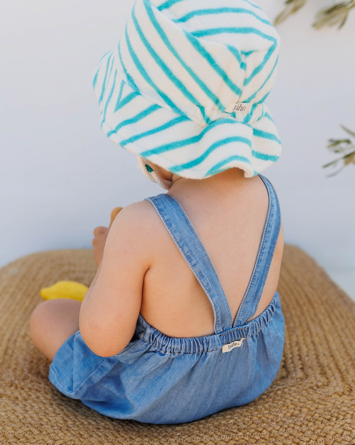 Baby Denim Linen Jumpsuit