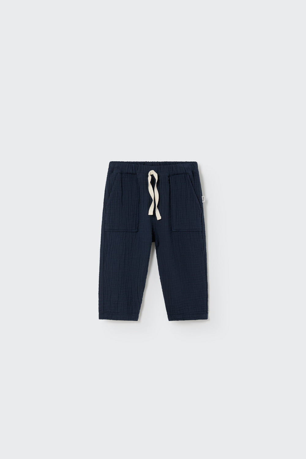 Mario Navy Gauze Pant