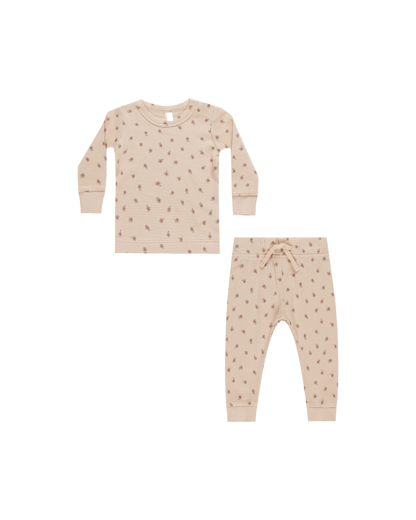 Blossom Waffle Top & Pant Set