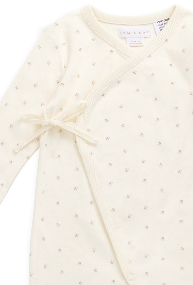 Estelle Onesie - Ditsy Cherries