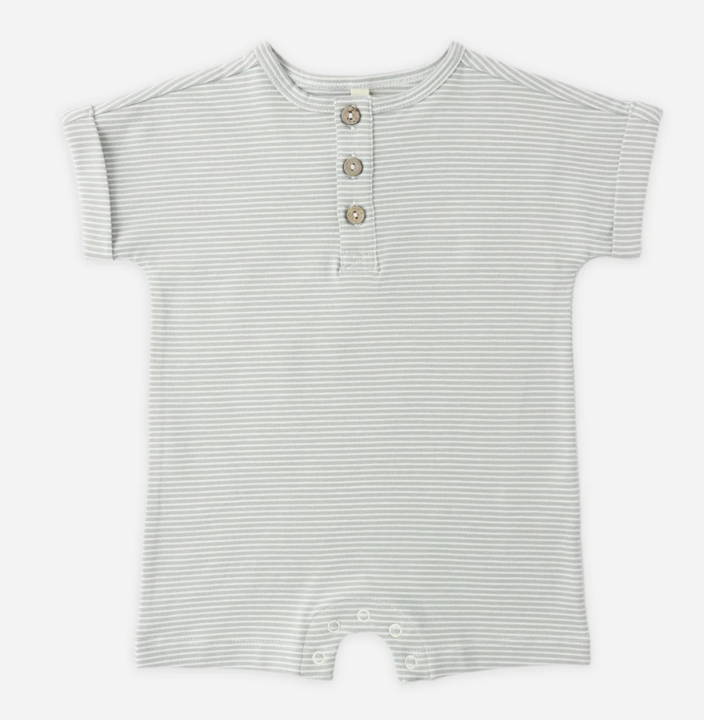 Short Sleeve Striped Onesie