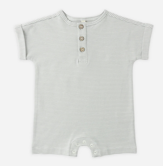 Short Sleeve Striped Onesie