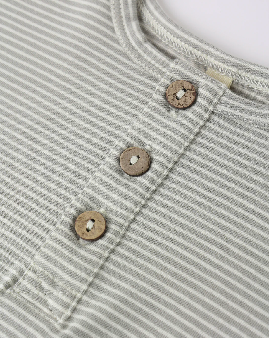 Short Sleeve Striped Onesie