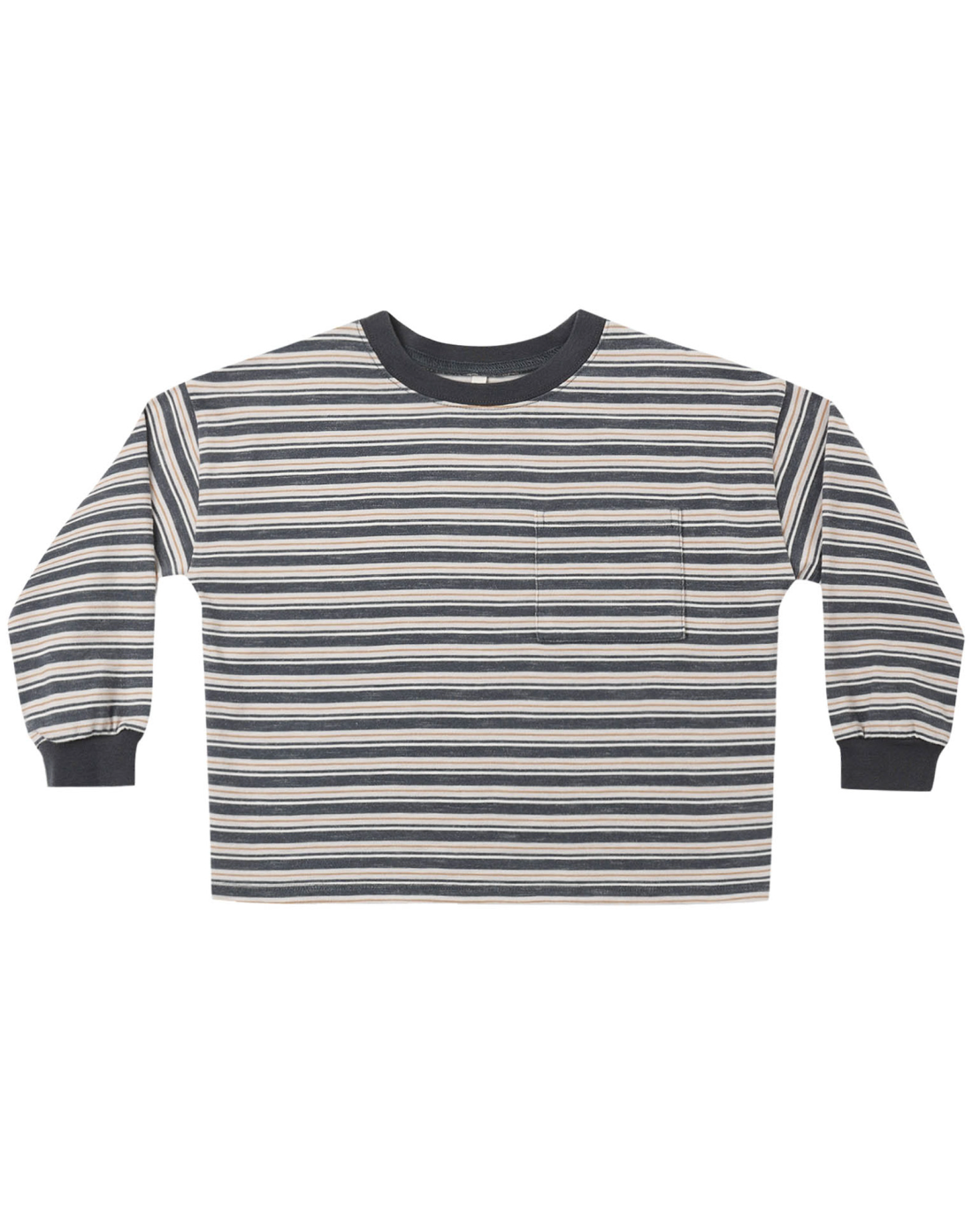 Relaxed Long Sleeve Striped Tee