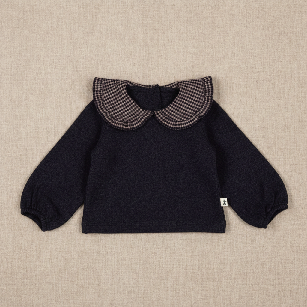 Checker Collared Sweater